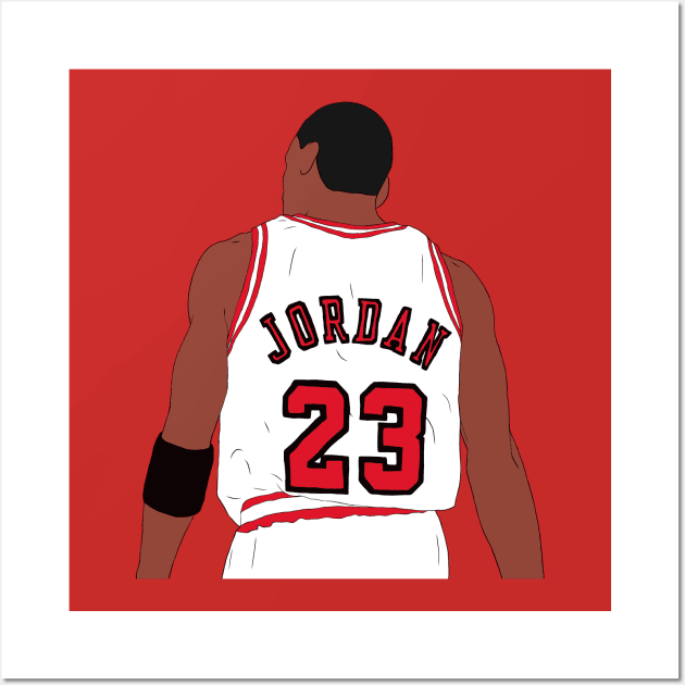 Michael Jordan Back-To Wall Art by rattraptees